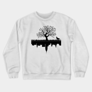 Nature vs City Crewneck Sweatshirt